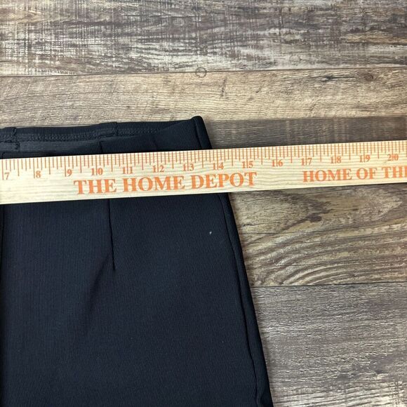 Joseph Ribkoff Pull On Stretch Pants Women's 6 Black Ribbed Ponte - Picture 4 of 11